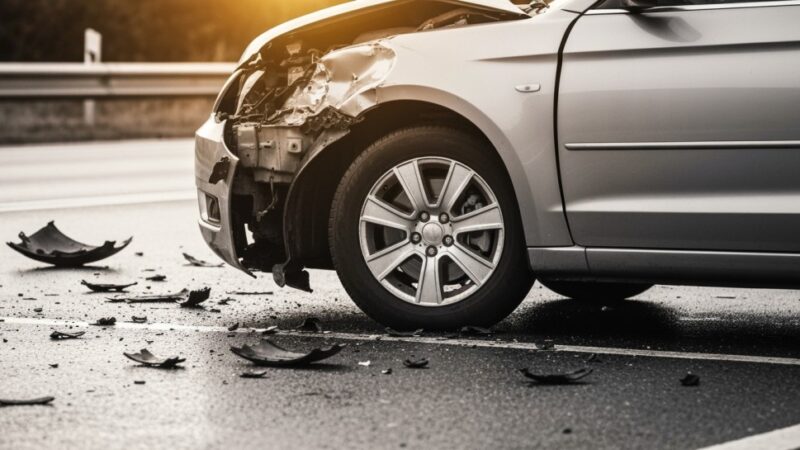 Dramatyczne zderzenie mercedesów na S3: Dwie osoby ranne, droga zablokowana