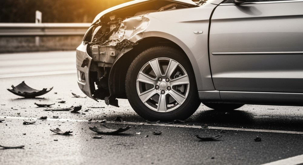 Dramatyczne zderzenie mercedesów na S3: Dwie osoby ranne, droga zablokowana