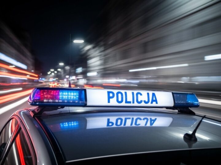 Złodziej paliwa wpadł przez nadmierną prędkość i pijany za kółkiem
