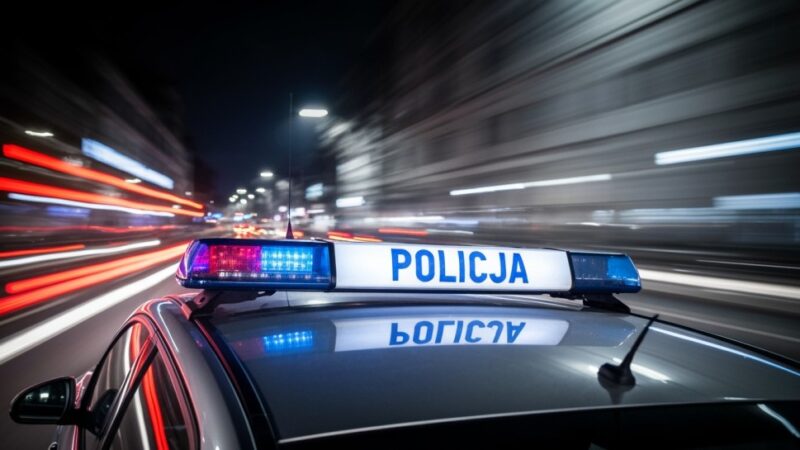 Złodziej paliwa wpadł przez nadmierną prędkość i pijany za kółkiem