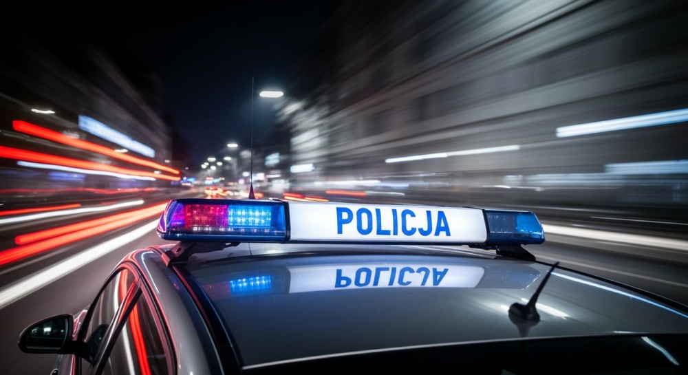 Złodziej paliwa wpadł przez nadmierną prędkość i pijany za kółkiem