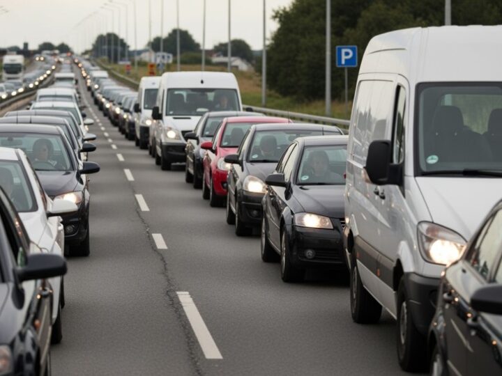 Utrudnienia w ruchu na przejeździe kolejowym w Kostrzynie nad Odrą