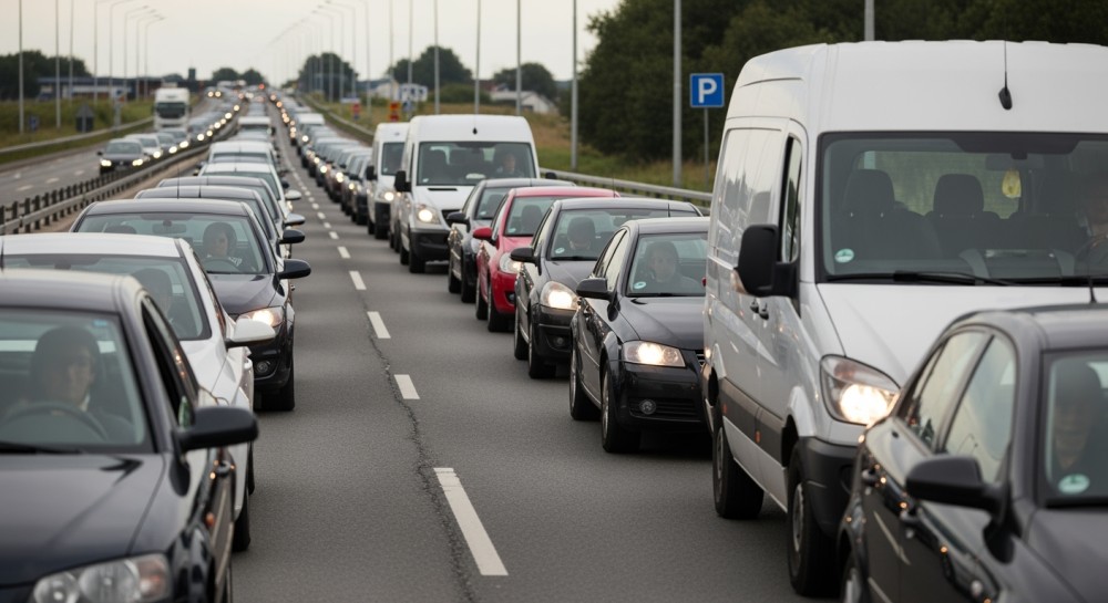 Utrudnienia w ruchu na przejeździe kolejowym w Kostrzynie nad Odrą
