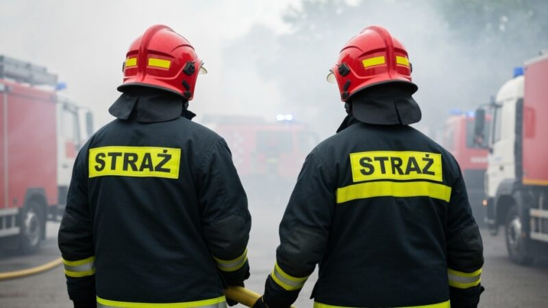 Pożar przewodu kominowego w Białczu: nocny alarm w Witnicy zaskoczył mieszkańców