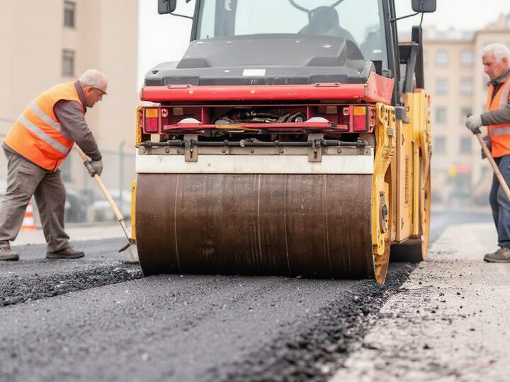 Modernizacja ścieżki pieszo-rowerowej w Kłodawie: nowa nawierzchnia na ul. Gorzowskiej w budowie