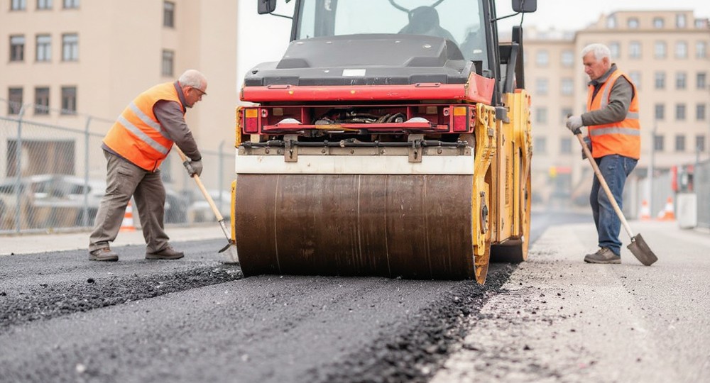 Modernizacja ścieżki pieszo-rowerowej w Kłodawie: nowa nawierzchnia na ul. Gorzowskiej w budowie