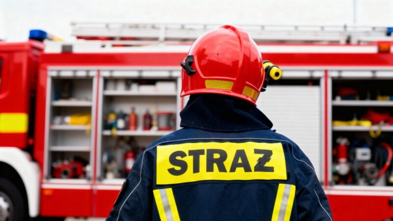 Strażacy z OSP Kłodawa edukują przedszkolaków w zakresie bezpieczeństwa i ekologii