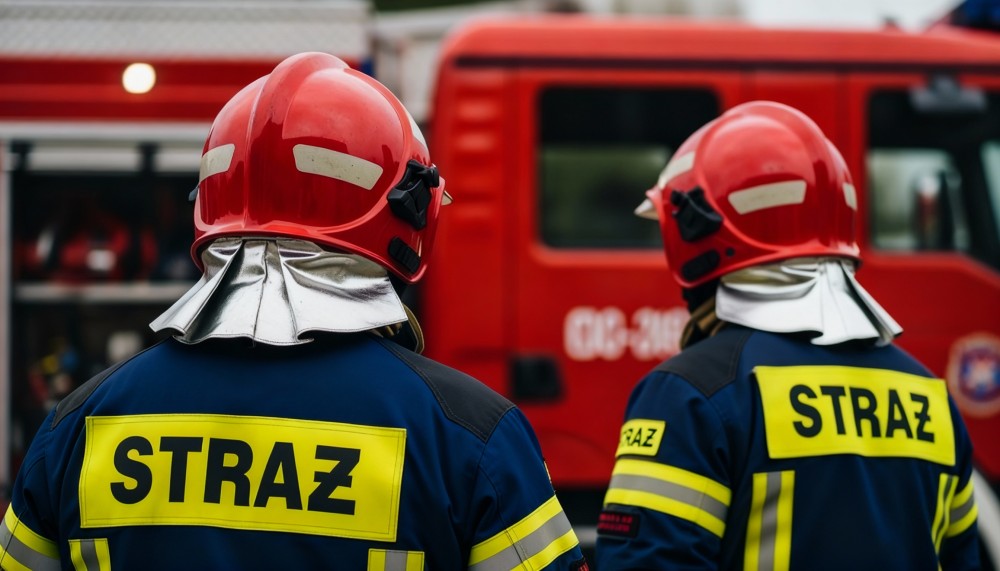 Dron DJI Matrice 4 TD wzmacnia działania strażaków w Kostrzynie nad Odrą