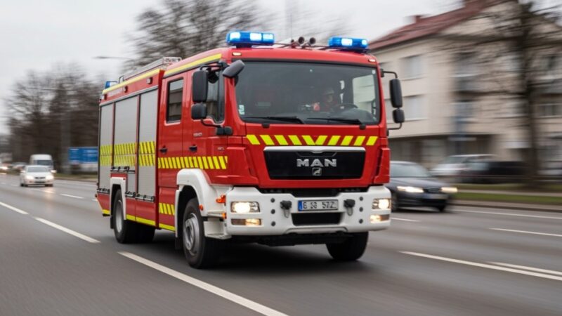 Dzielnicowi uratowali kobietę i jej dziecko przed pożarem auta