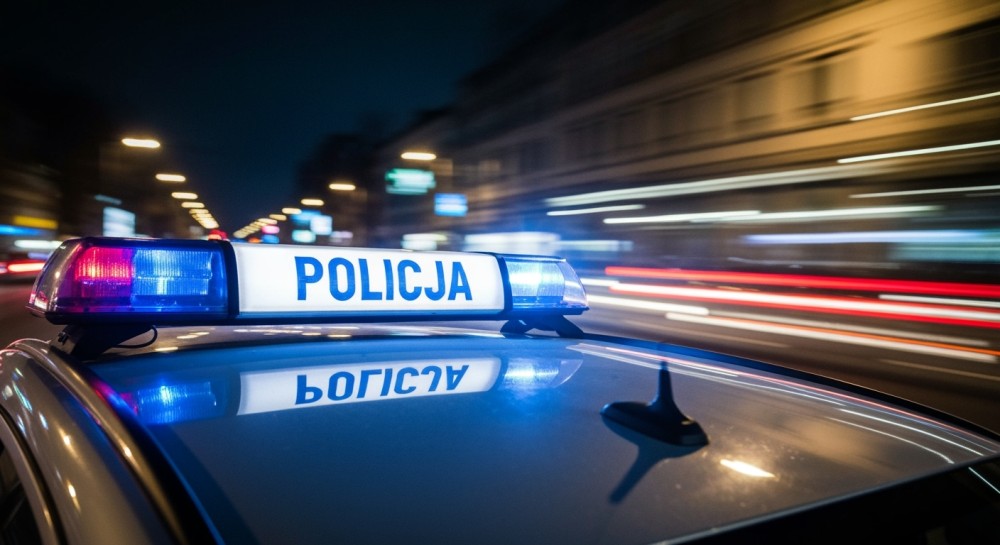 Dachowanie kradzionego auta i ucieczka – policyjny pies namierzył sprawcę