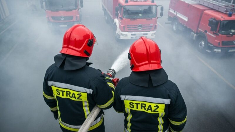 Wybuch i pożar w Gorzowie: Policja i strażacy ewakuują mieszkańców i badają przyczyny zdarzenia