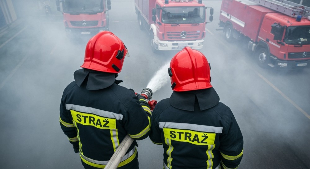 Wybuch i pożar w Gorzowie: Policja i strażacy ewakuują mieszkańców i badają przyczyny zdarzenia