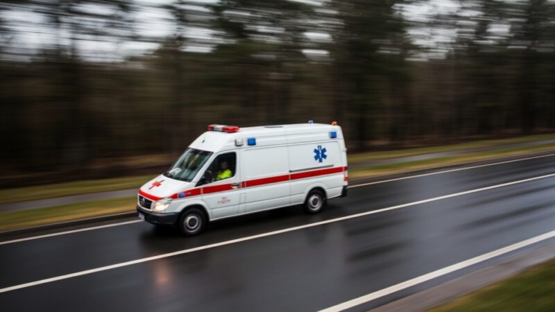 Strażacy ratują psa uwięzionego w lodzie na Odrze