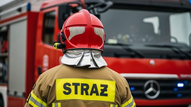 Kot uwięziony w kominie, strażacy ratują w Gorzowie Wielkopolskim