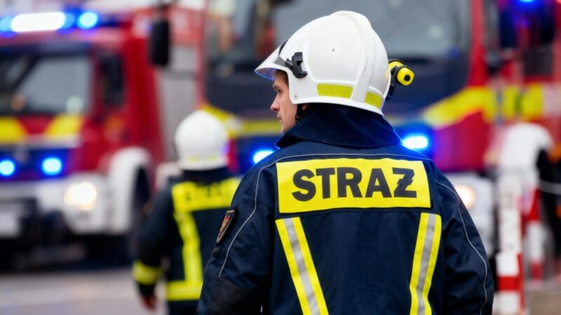 Straż pożarna bohaterami świątecznego poranka w Kamieniu Małym
