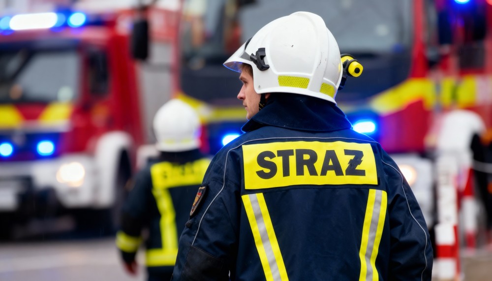 Straż pożarna bohaterami świątecznego poranka w Kamieniu Małym