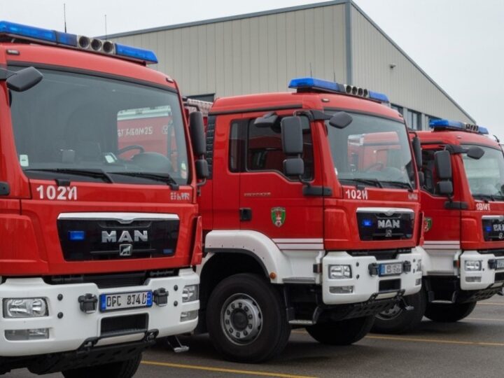 Strażacy z Gorzowa ćwiczą ratownictwo wysokościowe na silosach w Wawrowie