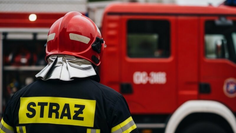 Strażacy w Gorzowie ćwiczą ratownictwo chemiczne po wybuchu ładunku