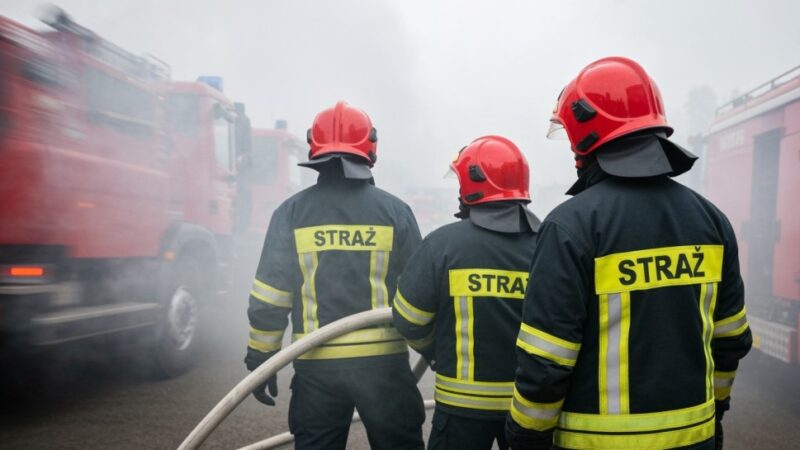 Strażacy w Tarnowie błyskawicznie ratują życie w pożarze mieszkalnym