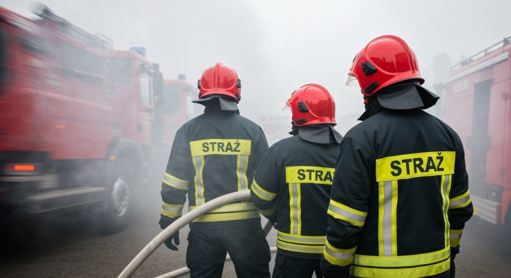 Strażacy w Tarnowie błyskawicznie ratują życie w pożarze mieszkalnym