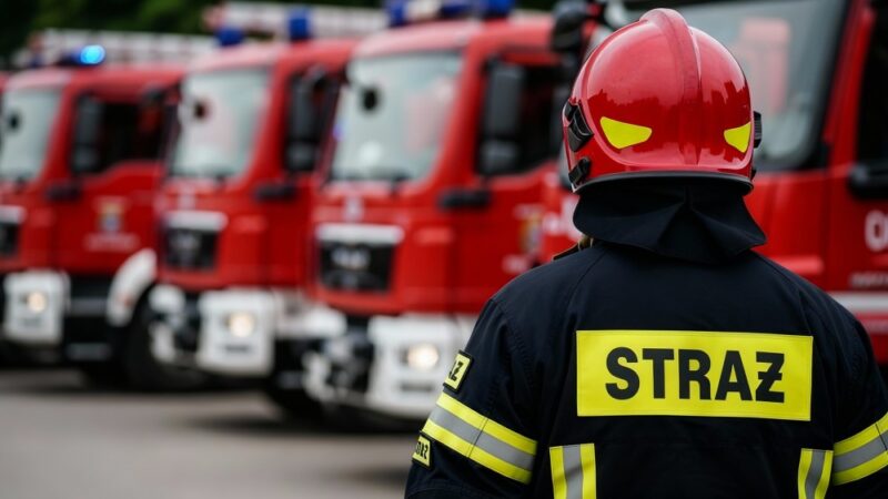 Gorzowscy strażacy ratują kaczątka w potrzebie