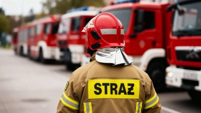 Strażak w akcji nawet na urlopie: Bohaterska interwencja w Janczewie