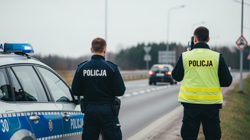 Pijany kierowca dachował – miał trzy promile alkoholu w organizmie