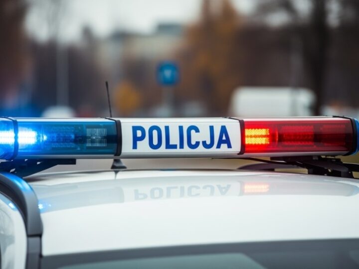 Policjanci rozdają odblaski i przypominają pieszym: bądź widoczny po zmroku