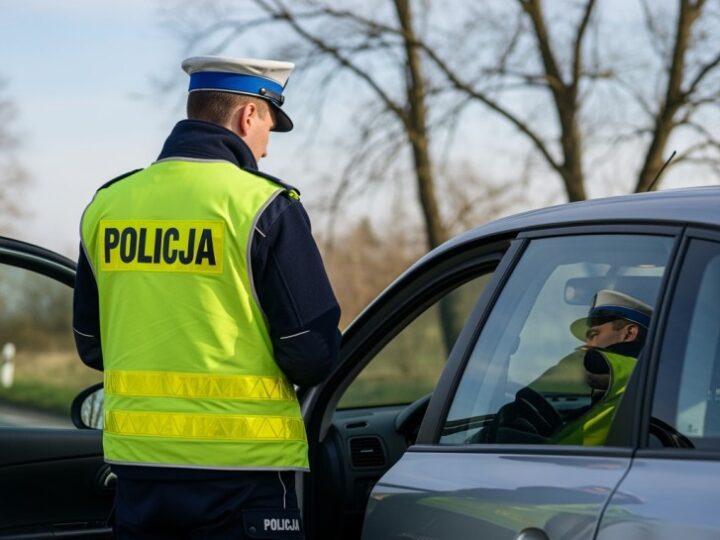 Driftujący 19-latek ukarany mandatem i bez prawa jazdy