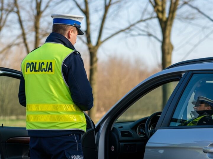 Pijany kierowca z zakazem zatrzymany przez policję w Strzelcach