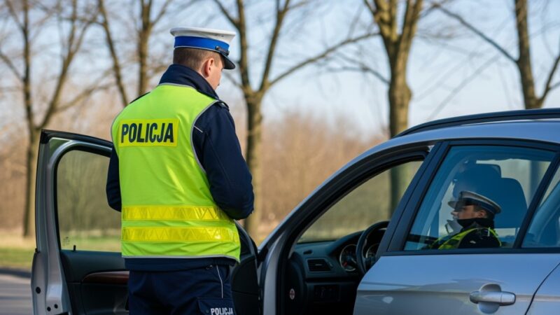 Pijany kierowca z zakazem zatrzymany przez policję w Strzelcach