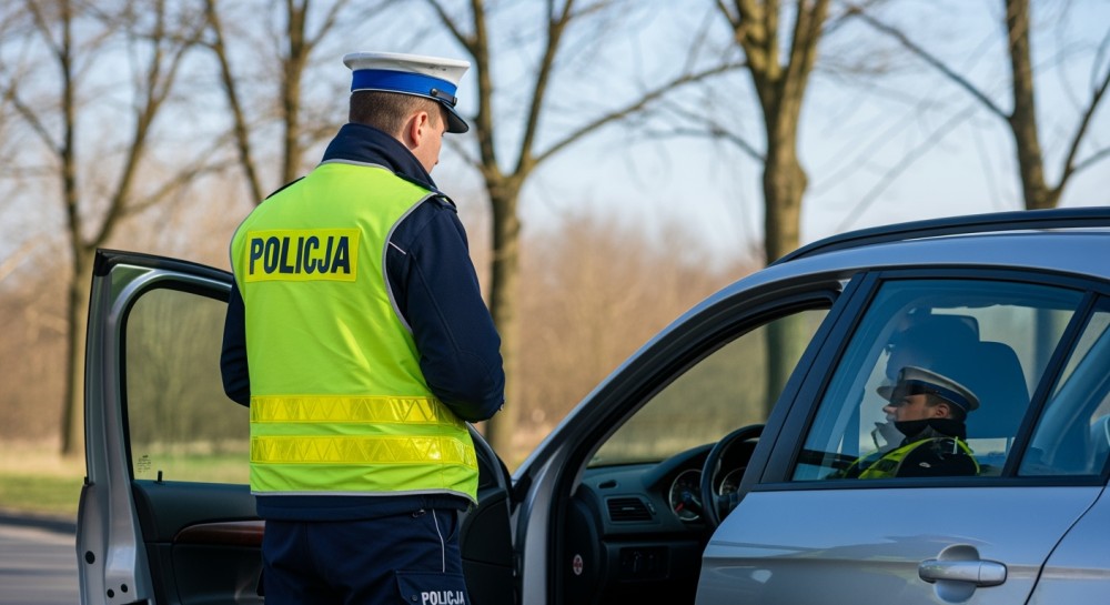 Pijany kierowca z zakazem zatrzymany przez policję w Strzelcach