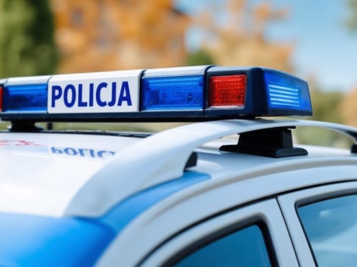 Mundurowi w akcji: Policjanci pomogli seniorowi wymienić koło w trasie