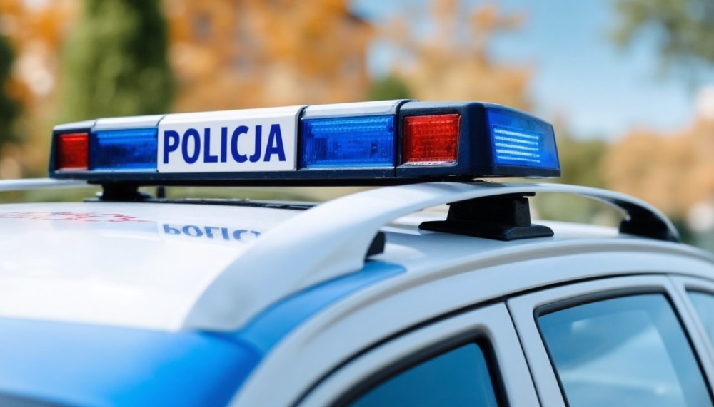 Mundurowi w akcji: Policjanci pomogli seniorowi wymienić koło w trasie
